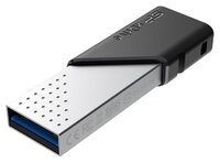 Флешка Silicon Power SP xDrive Z50 64GB черный/серебристый