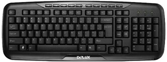 Клавиатура Delux K6200 Black USB