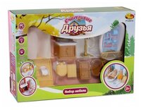 Игровой набор ABtoys Счастливые друзья мебель для ванной