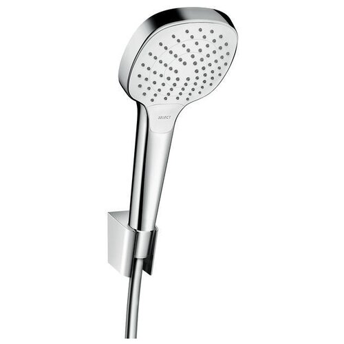 Лейка верхнего душа hansgrohe Croma Select E Vario 26413400, хром хром 1600 мм ручная лейка hansgrohe verso select vario 26637400 хром