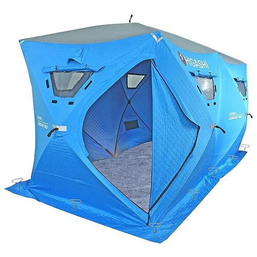 фото Палатка higashi double comfort pro синий/белый