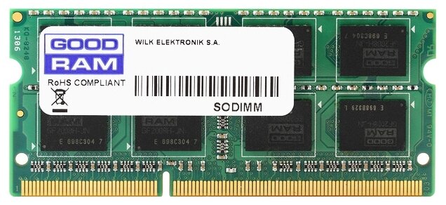 Модуль памяти для ноутбука 2GB PC12800 DDR3 SO Gr1600s3v64l11/2g Goodram .