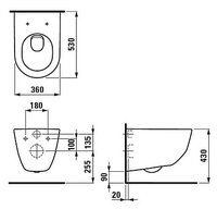 Унитаз LAUFEN Pro 8.6195.7.000.000.1