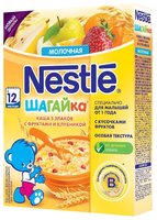 Каша Nestlé молочная Шагайка 5 злаков с фруктами и клубникой (с 12 месяцев) 200 г