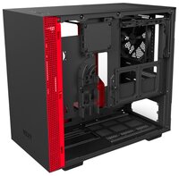 Компьютерный корпус NZXT H200i Black/red