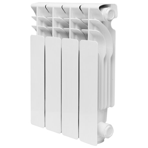 Радиатор алюминиевый литой KONNER LUX 80/350 (6 секций), белый