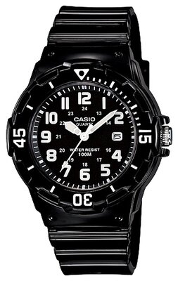 Наручные часы CASIO Collection LRW-200H-1B, черный, белый