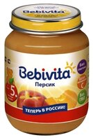 Пюре Bebivita персик (с 5 месяцев) 100 г, 1 шт