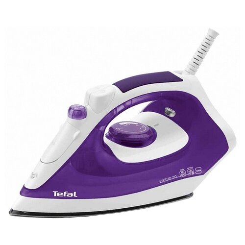 Утюг TEFAL FV1330 1400Вт вертикальное отпаривание тефлоновая подошка подача пара 400000₽