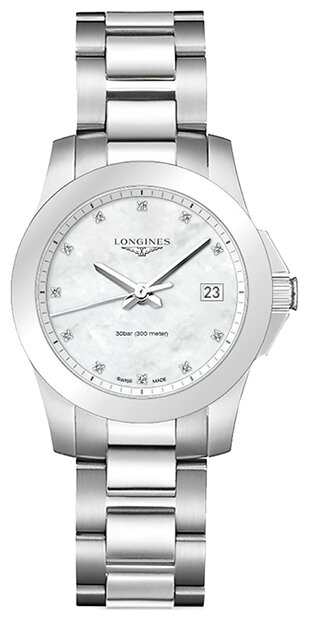 Наручные часы LONGINES Conquest, серебряный