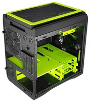 Компьютерный корпус AeroCool Dead Silence Cube Green Window Edition