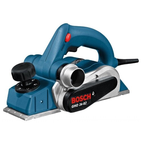 Сетевой электрорубанок BOSCH GHO 26-82 Professional коробка, 710 Вт синий/серый