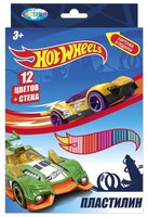 Пластилин CENTRUM Hot Wheels 12 цветов (88620)