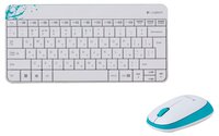 Клавиатура и мышь Logitech Wireless Combo MK240 White USB