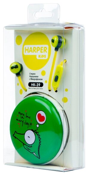 Наушники Harper KIDS HK-39 Green .