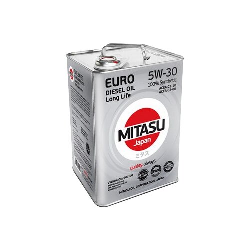 Синтетическое моторное масло Mitasu MJ-210 Euro Diesel LL 5W-30, 4 л