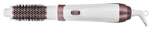 Фен-щетка Rowenta CF 7830, белоснежный/бежево-розовый металлик
