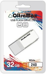 Флешка OltraMax 240 32 GB, white