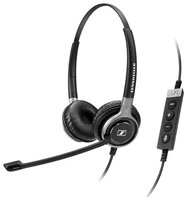 Компьютерная гарнитура Sennheiser SC 660 USB ML черный/серый