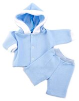 Карапуз Комплект одежды для кукол 40 - 42 см OTF-1705 голубой