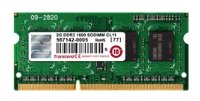 Оперативная память Transcend JetRam 4GB DDR3 SO-DIMM PC3-12800 (TS512MSK64V6N)