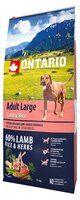 Корм для собак Ontario (12 кг) Adult Large Lamb & Rice