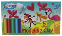 Пластилин CENTRUM Modeling Clay 5 цветов (86850)