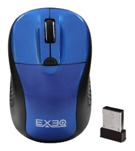 Беспроводная компактная мышь EXEQ MM-405 Blue USB