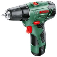 Дрель-шуруповерт BOSCH EasyDrill 12-2 2.5Ah x1 Case зеленый/черный