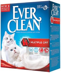 Комкующийся наполнитель Ever Clean Multiple Cat, 10 л 10 л 10 кг