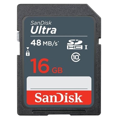 фото Карта памяти SanDisk Ultra SDHC Class 10 UHS-I 48MB/s 16GB