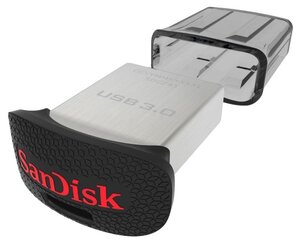 Флешка USB Sandisk Ultra Fit 32ГБ, USB3.0, черный [sdcz430-032g-g46]