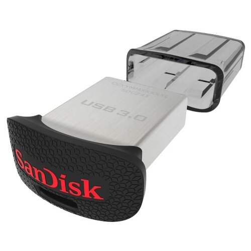 Флешка SanDisk Ultra Fit USB 3.0 32 ГБ, 1 шт., серебристый