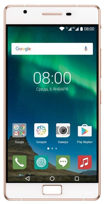 Смартфон Philips Xenium X818, 2 SIM, белый/шампань