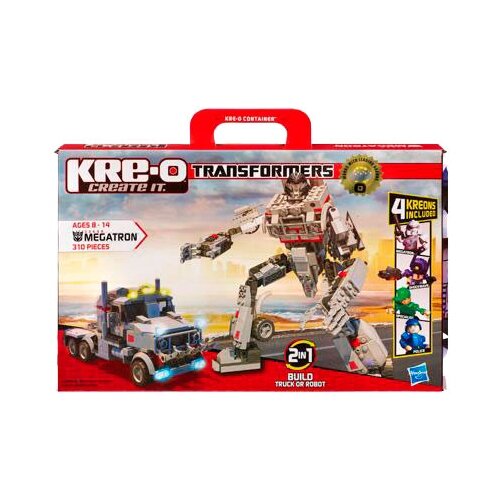 Конструктор Hasbro KRE-O Transformers 30688 Мегатрон, 310 дет. конструктор hasbro kre o cityville a5857 разграбление кладбища 55 дет