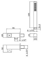 Ручной душ FIMA F2361CR