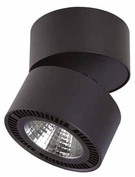 Потолочный светильник Lightstar Forte Muro 214817, 15 Вт, кол-во ламп: 1 шт., цвет: черный/прозрачный