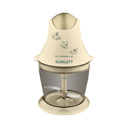 Кухонный процессор SCARLETT SC-442 белый 300Вт 1 скорость объём - 065Л вертикальное исполнени 275300₽