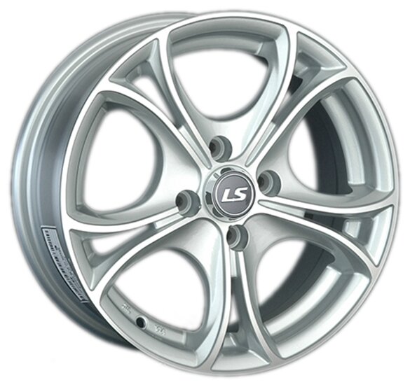 Диски LS Wheels 393 7,5x17 5x114,3 D73.1 ET45 цвет SF (серебро,полировка)