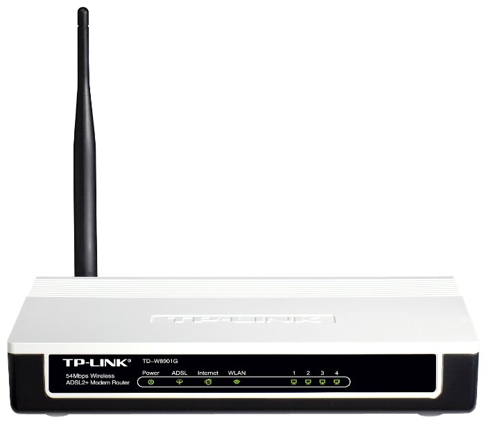 Wi-Fi роутер TP-LINK TD-W8901G, бело-черный