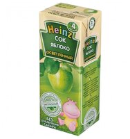 Сок осветленный Heinz Яблоко, c 3 месяцев 0.2 л