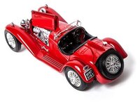 Гоночная машина Bburago Alfa Romeo 8C 2300 Spider Touring (1932) (18-12063) 1:18 24 см красный