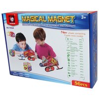 Магнитный конструктор "Магический магнит", 56 деталей, для детей