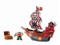 Игровой набор Keenway Корабль с красным парусом