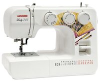 Швейная машина Janome Lady 745, бело-желтый