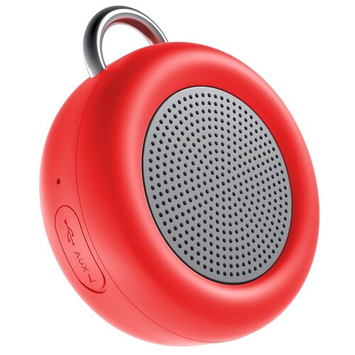 Портативная акустика Deppa Speaker Active Solo, 5 Вт, red