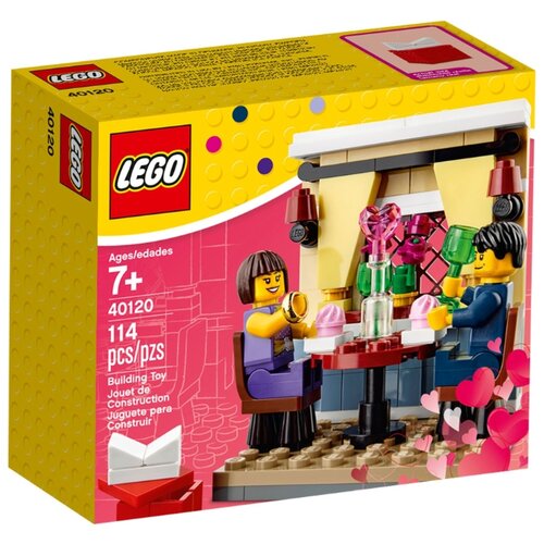 Конструктор LEGO Seasonal 40120 Ужин в Валентинов день, 114 дет. lego seasonal 40123 день благодарения 158 дет
