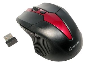 Беспроводная мышь D-computer MR-083 Black-Red USB