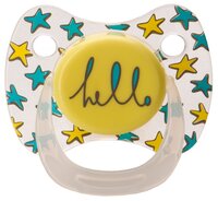 Пустышка силиконовая ортодонтическая Happy Baby Baby Pacifier 0-12 м (1 шт) белый