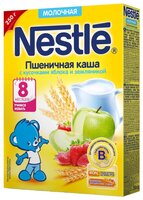 Каша Nestlé молочная пшеничная с кусочками яблока и земляникой (с 8 месяцев) 250 г